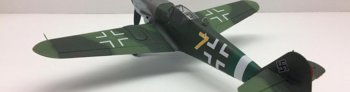 Quarter view of finished model