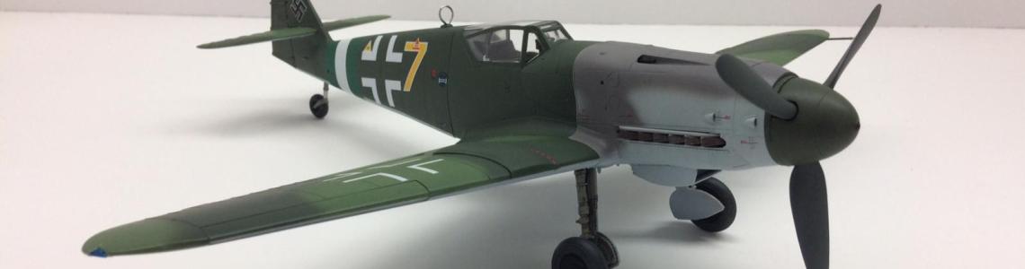 Quarter view of finished model