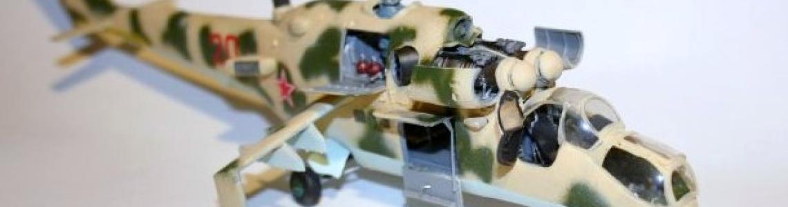 Finished painting, masks still on