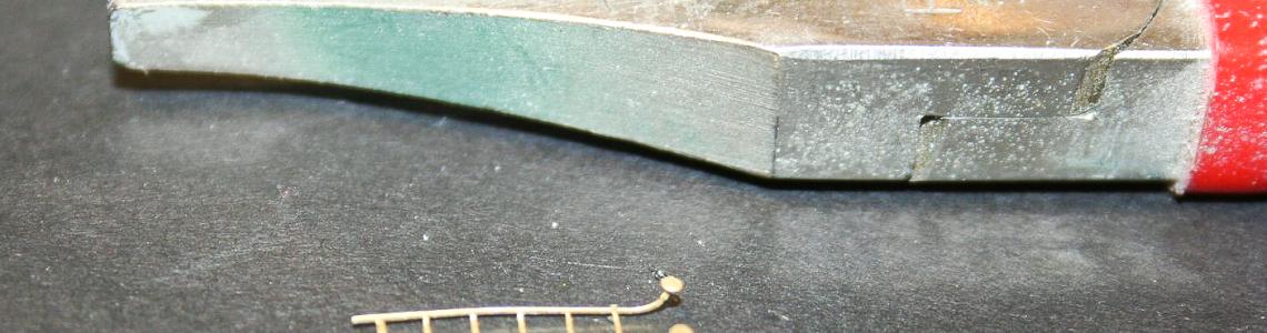 Duckbill Pliers Used to Bend Ladders