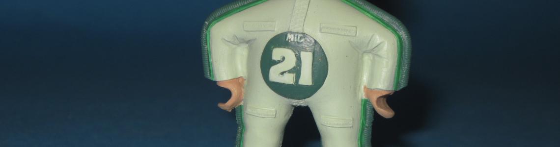 Caricature of a Mig-21 Pilot, front