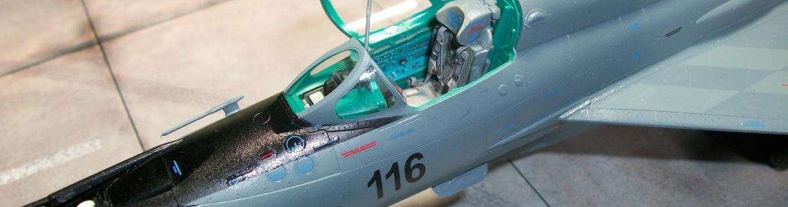 Completed canopy detail