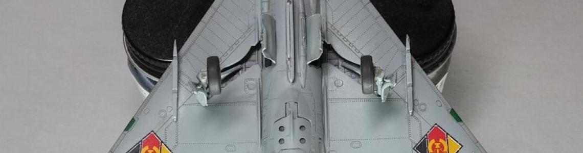 Under-belly, detailing landing gear