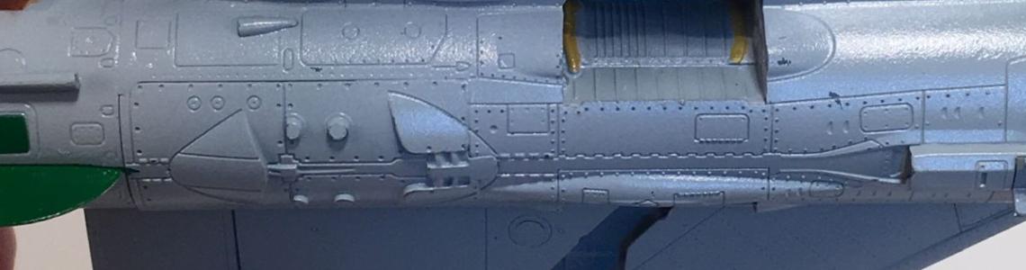 Finished pylons with paint