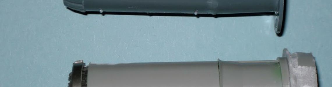 Kit supplied part (Top) vs. reviewed part