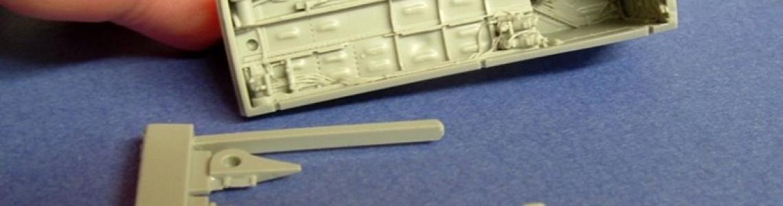 Nose gear well castings