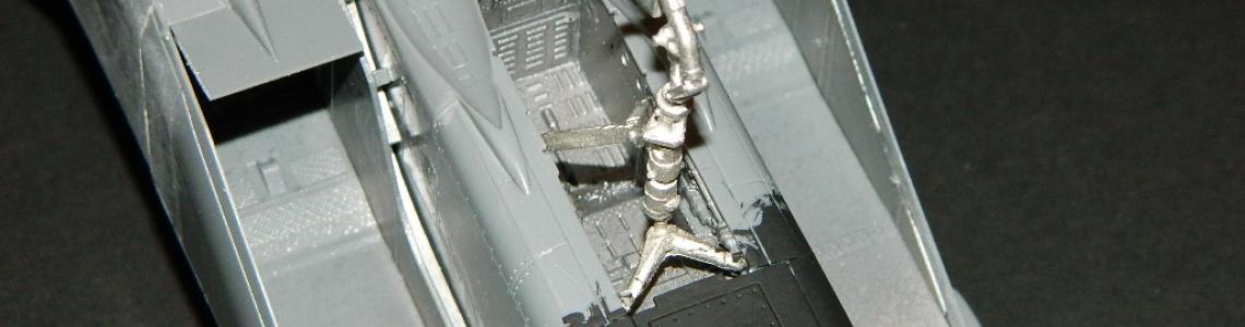 Nose gear, top view