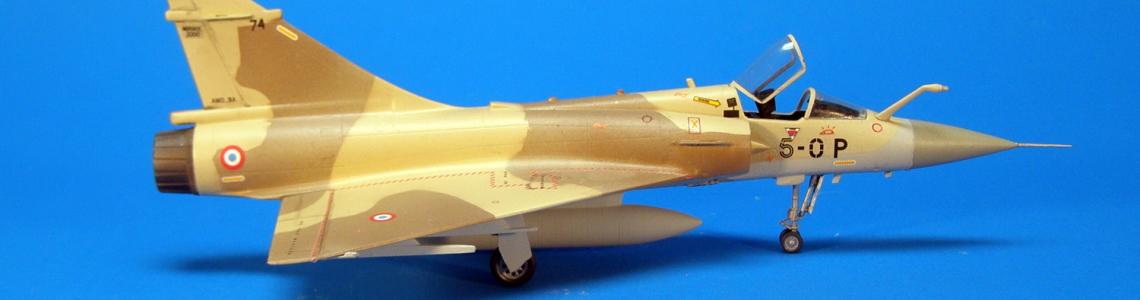 Finished model of Mirage 2000