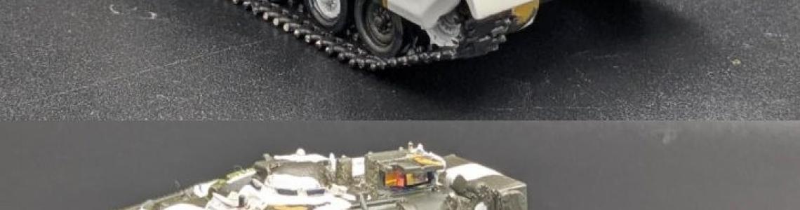 Before and After - Bradley M2 Right Front View