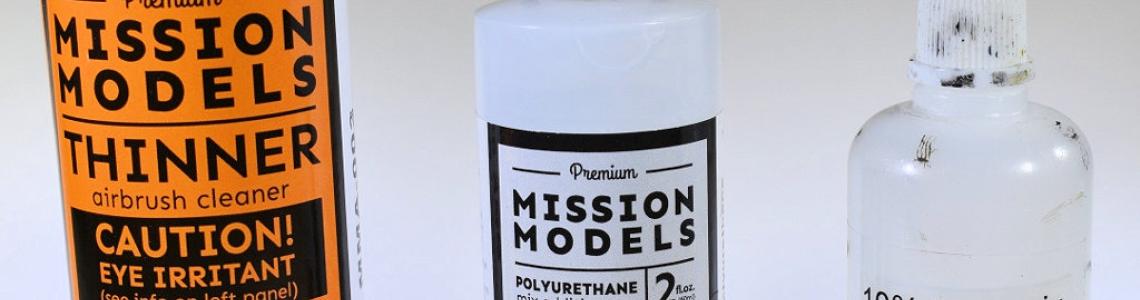 Photo 4- Mission Models Thinner with 10% Polymix Added