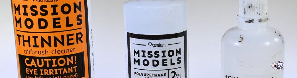 Photo 4- Mission Models Thinner with 10% Polymix Added