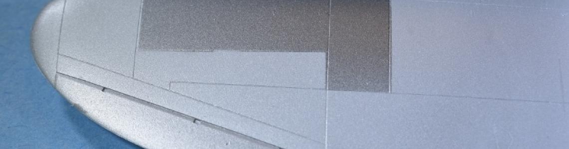 White and dark aluminum