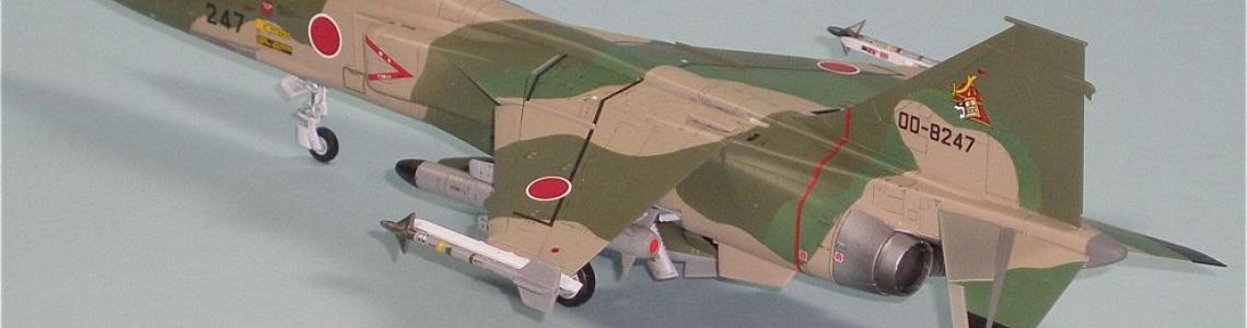Finished model, left rear view.