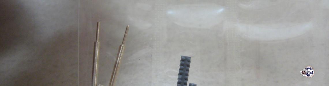 Guns and two types of suppressors