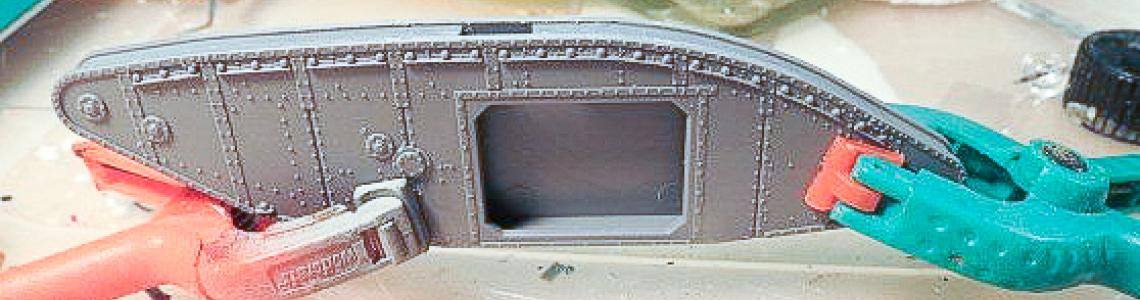 MK I Male British Tank, Special Modification for the Gaza Strip