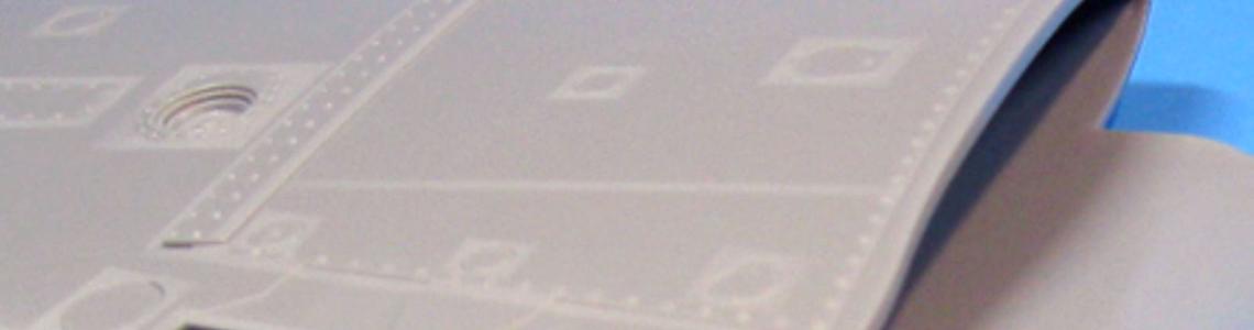 Top surface detail and 1-piece molded wing.