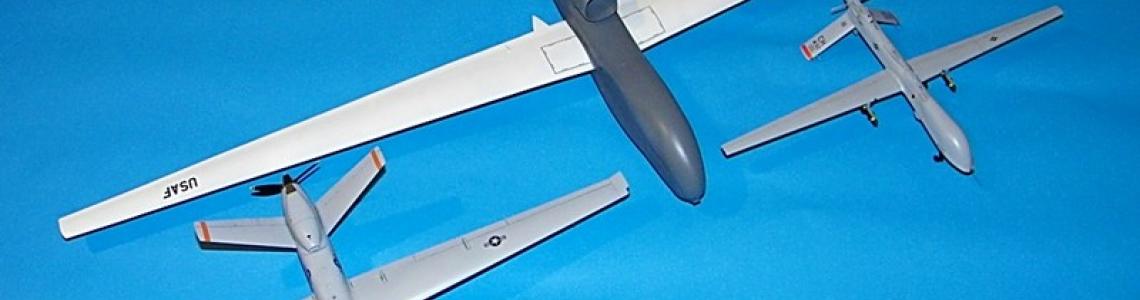 Reaper with Global Hawk and Predator kits in the series