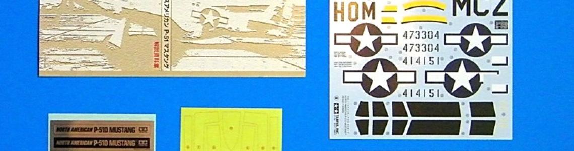 Decals, masks, and reference booklet