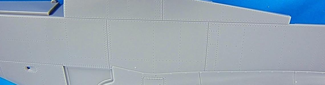 Fuselage close-up showing detail