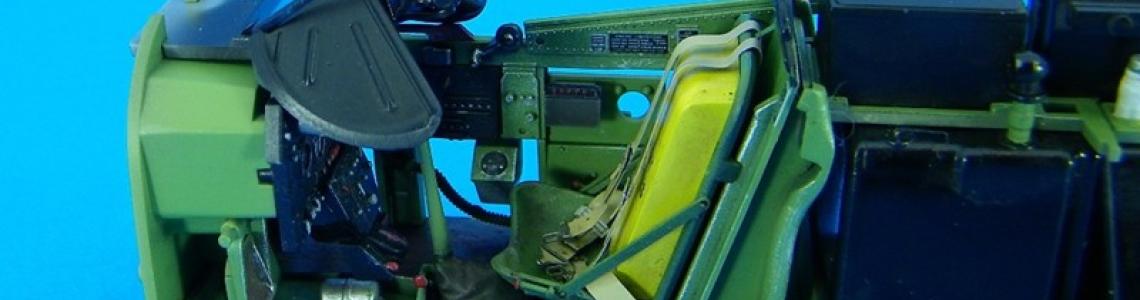 Cockpit and coaming from left side
