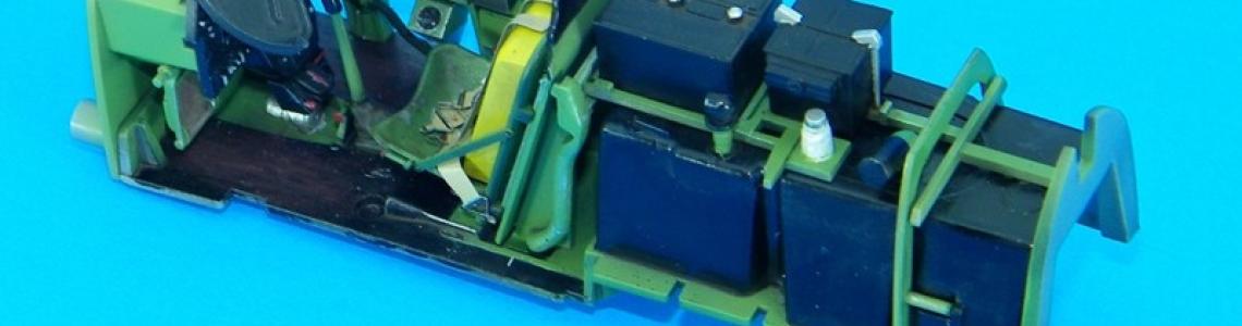 Cockpit with coaming from left side