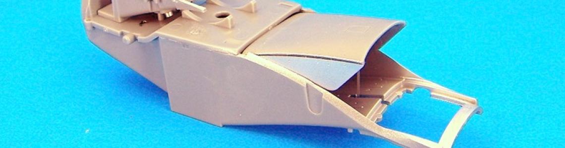 Right side of radiator assembly