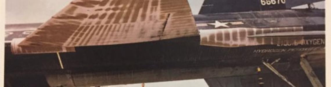 A glimpse at the undercarriage of the X-15