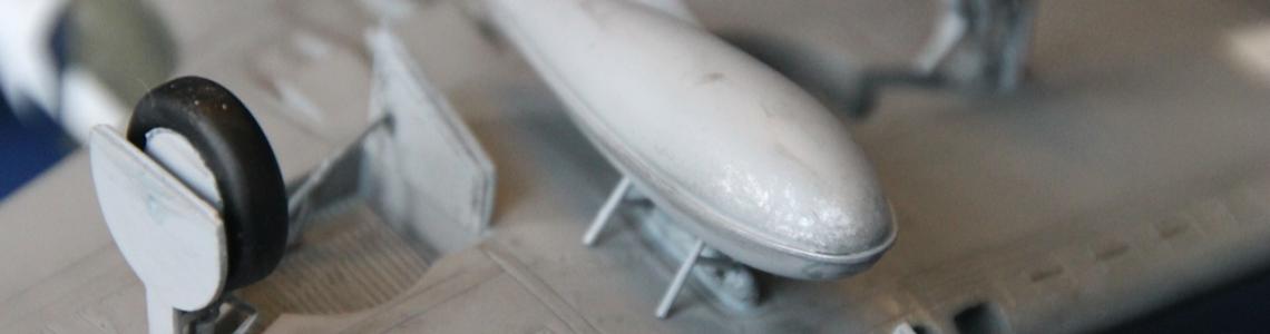 Finished model main gear