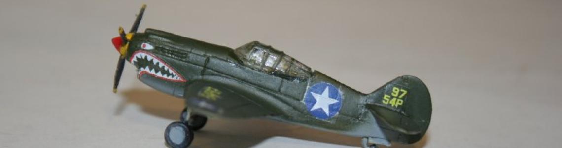 Finished model, left side