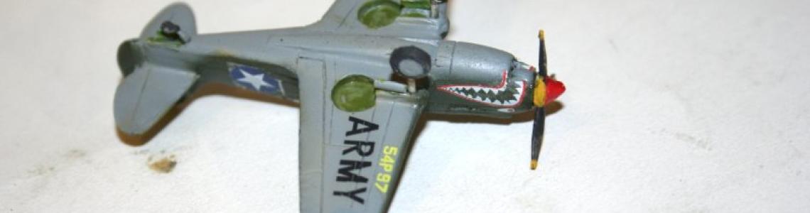 Finished model, bottom