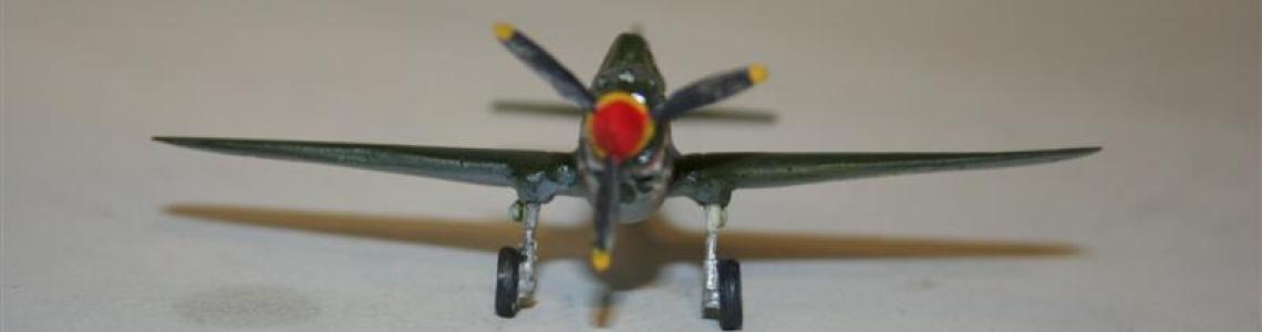 Finished model, front