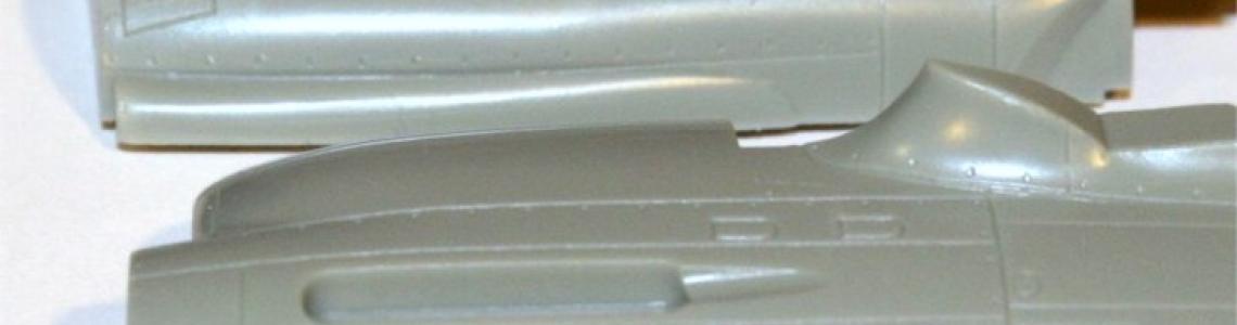 Close-up showing differences