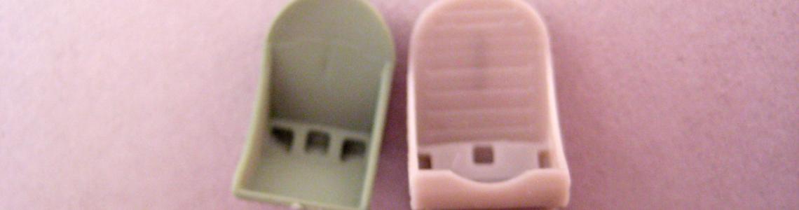 Comparison of resin & kit parts