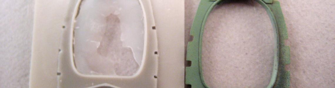 Comparison of resin & kit parts