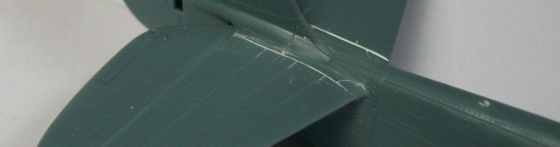 Assembled Tail Before Painting