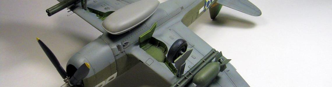 Completed model underside