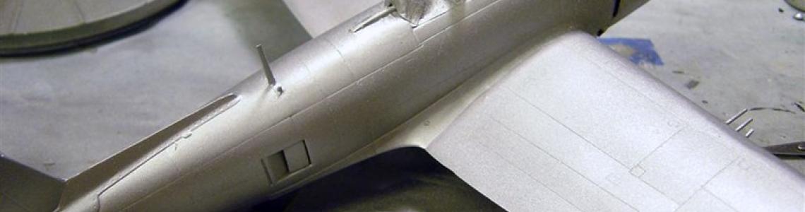 Assembled model painted