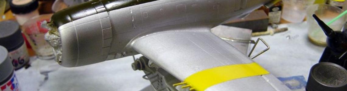 Assembled model painted