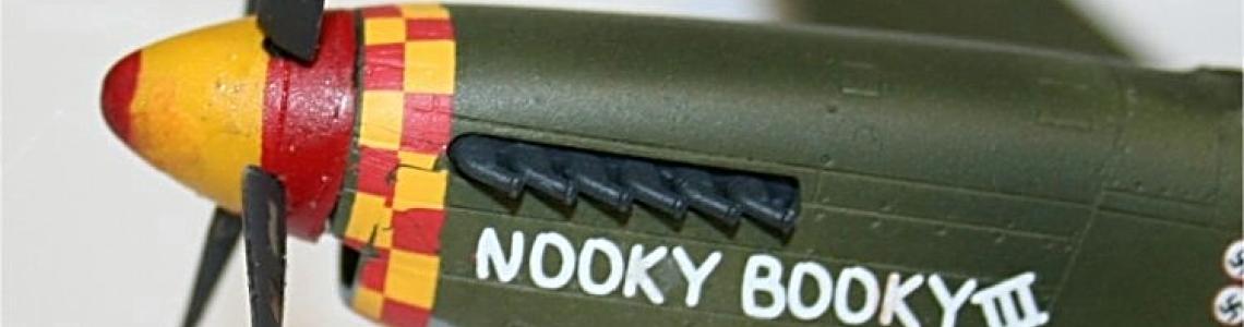 Finished spinner and airscrew attached to airframe