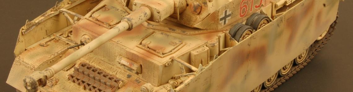 Finished model of Panzer IV