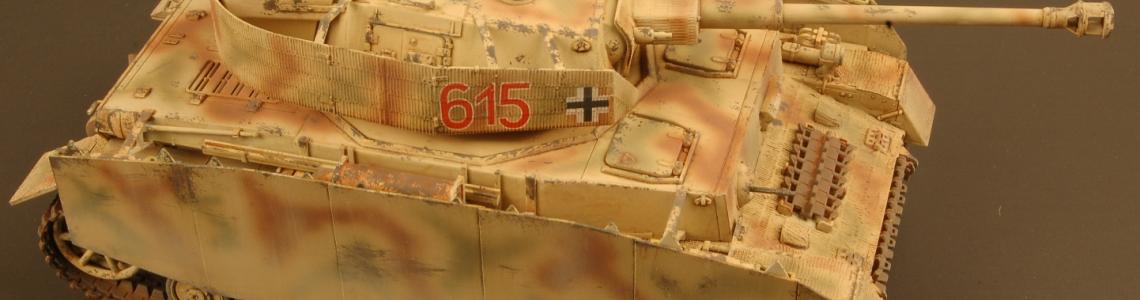 Finished model of Panzer IV