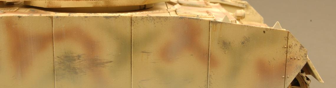 Finished model of Panzer IV