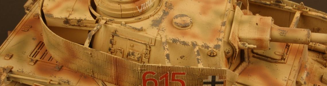 Finished model of Panzer IV