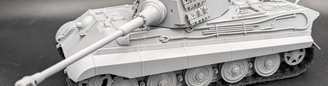 Königstiger primed left side profile