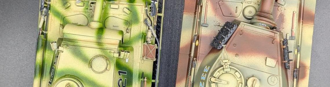 Both Tanks painted top view