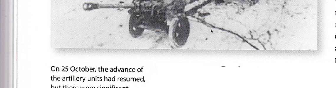 Russians moving artillery