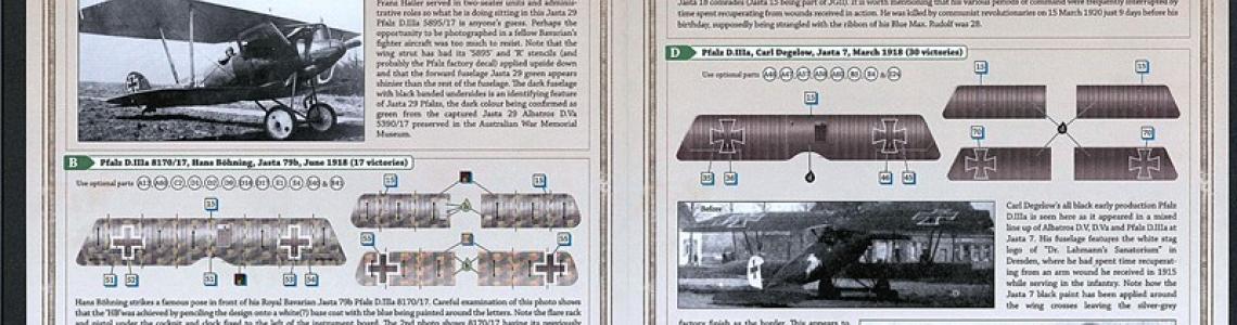 Instruction inside spread pages for 30020