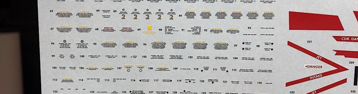 Academy kit decals