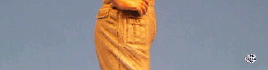 Standing figure side