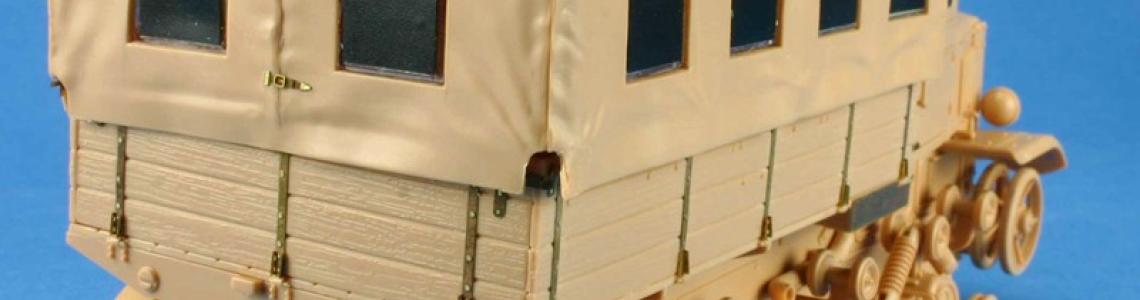 Model rear right side with kitset parts